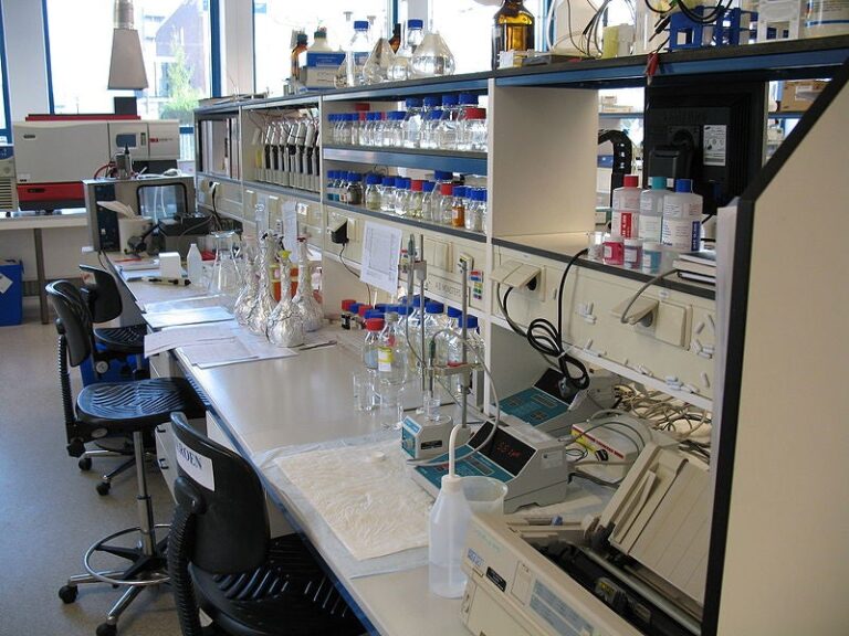 ResinTech floor coating application in a pharmaceutical facility