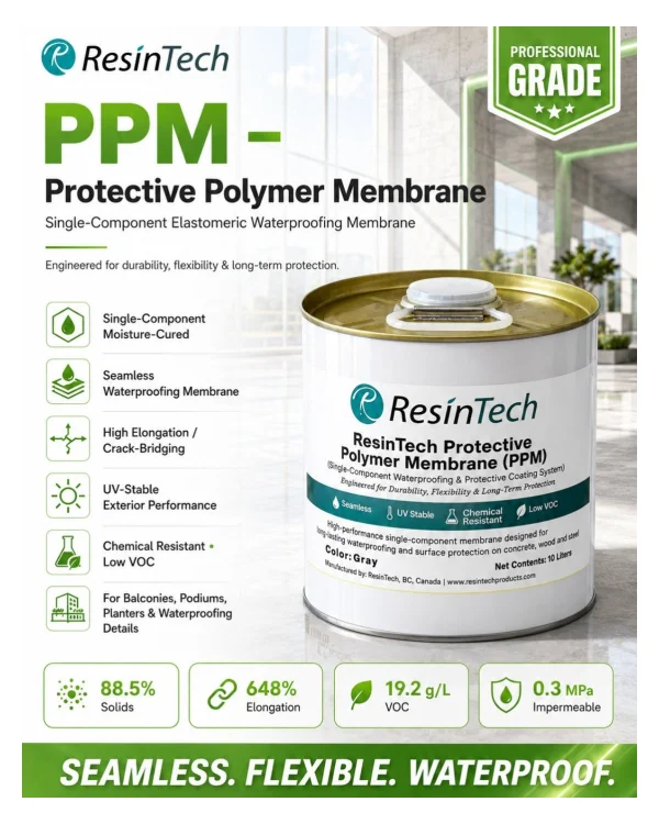 ResinTech PPM Protective Polymer Membrane 10 L pail